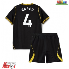 Chelsea Valentin Barco #4 Segunda Equipación Niños 2026-27 Manga Corta (+ Pantalones cortos)